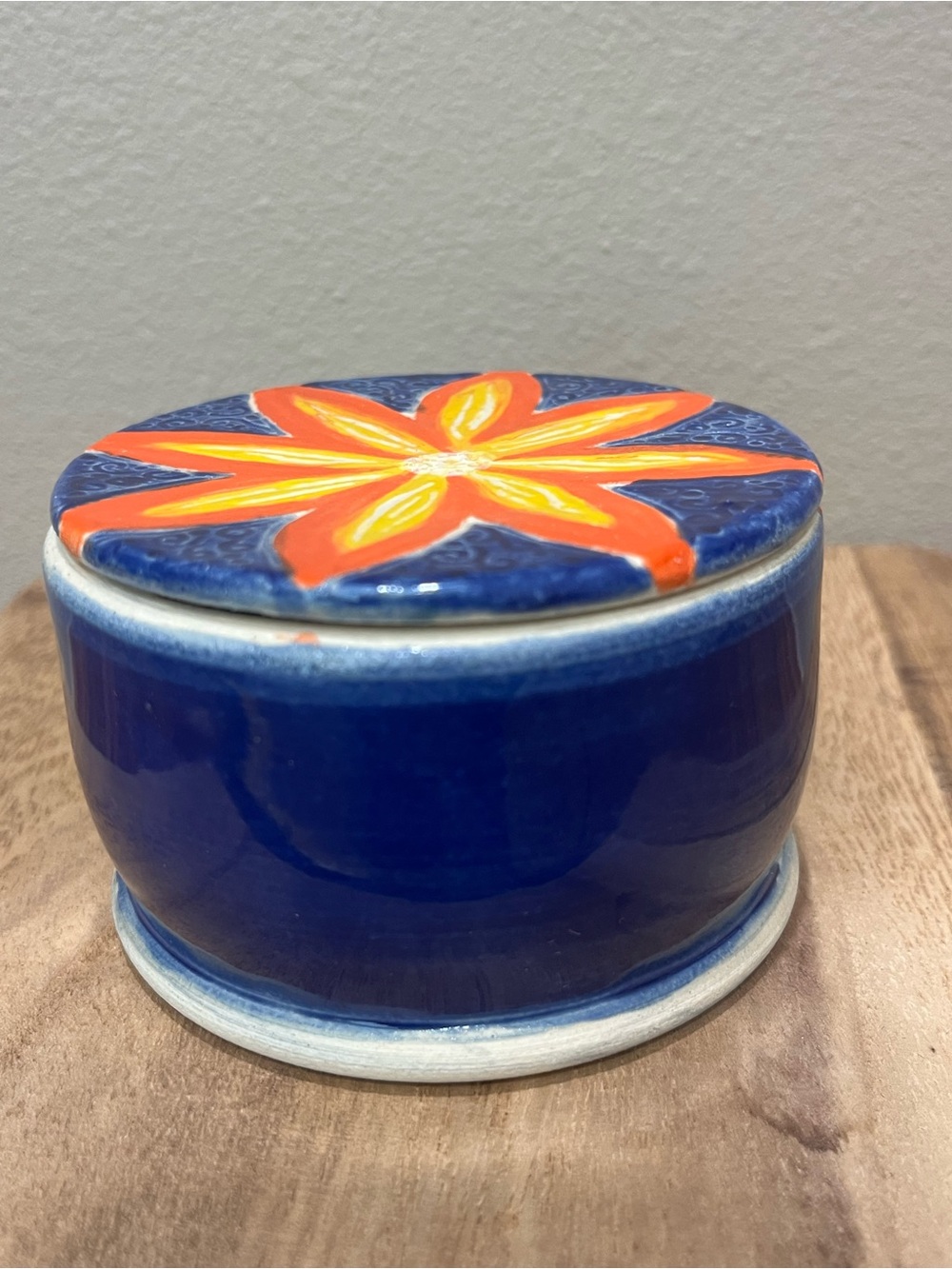 Jubilee Pottery French Butter Keeper Ceramic Dish Stoneware Jar Crock Decor Art - Picture 7 of 8